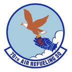 STICKER USAF 70th Air Refueling Squadron Emblem