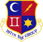 STICKER USAF 707th Intelligence Surveillance and Reconnaissance Group Emblem