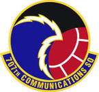 STICKER USAF 707th Communications Squadron Emblem