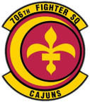 STICKER USAF 706th FIGHTER SQUADRON