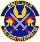 STICKER USAF 704th Munitions Support Squadron Emblem