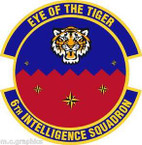 STICKER USAF 6th Intelligence Squadron