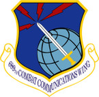 STICKER USAF 689TH COMBAT COMMUNICATIONS WING