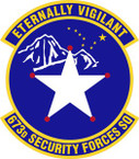 STICKER USAF 673rd Security Forces Squadron Emblem