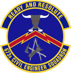 STICKER USAF 673rd Civil Engineer Squadron Emblem