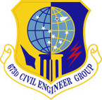 STICKER USAF 673rd Civil Engineer Group Emblem