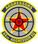 STICKER USAF 64TH AGGRESSOR SQUADRON