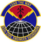STICKER USAF 633rd Civil Engineer Squadron Emblem