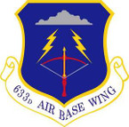 STICKER USAF 633d Air Base Wing