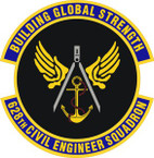 STICKER USAF 628th Civil Engineer Squadron Emblem