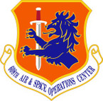 STICKER USAF 608th Air and Space Operations Center Emblem