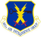 STICKER USAF 607th Air Intelligence Group Emblem