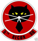STICKER USAF 5TH RECONNAISSANCE SQUADRON
