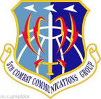 STICKER USAF 5th Combat Communications Group