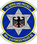 STICKER USAF 569TH U.S. FORCES POLICE SQUADRON