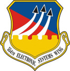 STICKER USAF 554TH ELECTRONIC SYSTEMS WING
