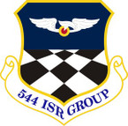 STICKER USAF 544th Intelligence Surveillance and Reconnaissance Group Emblem