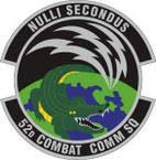 STICKER USAF 52nd Combat Communications Squadron Emblem