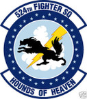 STICKER USAF 524TH FIGHTER SQUADRON
