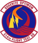 STICKER USAF 514th Flight Test Squadron Emblem
