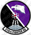 STICKER USAF 510TH FIGHTER SQUADRON