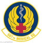 STICKER USAF 507th Medical Squadron Emblem