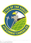 STICKER USAF 4TH COMBAT CAMERA SQUADRON