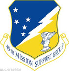 STICKER USAF 49TH MISSION SUPPORT GROUP