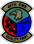 STICKER USAF 49TH EMS