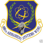 STICKER USAF 498TH ARMAMENT SYSTEMS WING