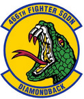 STICKER USAF 466TH FIGHTER SQUADRON