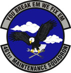 STICKER USAF 461st Maintenance Squadron Emblem