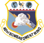 STICKER USAF 461ST BOMBARDMENT WING