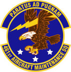 STICKER USAF 461st Aircraft Maintenance Squadron Emblem