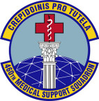 STICKER USAF 460th Medical Support Squadron Emblem