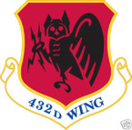 STICKER USAF 432ND FIGHTER WING