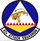 STICKER USAF 42nd Attack Squadron Emblem