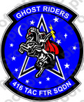 STICKER USAF 416TH TACTICAL FIGHTER SQUADRON