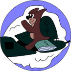 STICKER USAF 414th Bomber Squadron 97th Group