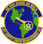 STICKER USAF 401st Supply Chain Management Squadron Emblem
