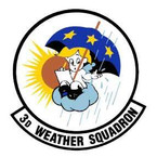 STICKER USAF 3rd Weather Squadron Emblem