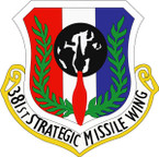 STICKER USAF 381ST STRATEGIC MISSILE WING