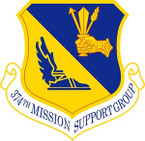 STICKER USAF 374TH MISSION SUPPORT GROUP