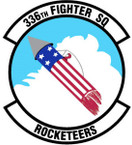 STICKER USAF 366TH FIGHTER SQUADRON