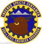 STICKER USAF 366th Civil Engineer Squadron Emblem