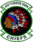 STICKER USAF 355TH FIGHTER SQUADRON B