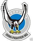 STICKER USAF 355TH FIGHTER SQUADRON