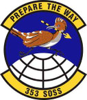 STICKER USAF 353rd Special Operations Support Squadron Emblem