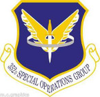 STICKER USAF 352nd Special Operations Group Emblem