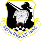 STICKER USAF 347TH RESCUE WING